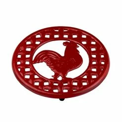 Home-Basics Kitchen & Dining Home Basics Cast Iron Rooster Trivet