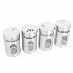 Home-Basics Kitchen & Dining Home Basics Stainless Steel Shaker With Glass Window -Home-Essentials Shop 0979812a 453a 4e0e 916f 4abf6b0e8d25