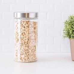 Home-Basics Storage & Organization Home Basics 54oz. Round Glass Canister