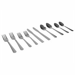 Home-Basics Kitchen & Dining Home Basics Elle 20pc. Stainless Steel Flatware Set -Home-Essentials Shop 174a3dca 708b 4a8f bf43 7aeaa8df76c1