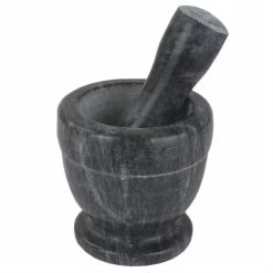 Home-Basics Kitchen & Dining Home Basics Marble Mortar And Pestle