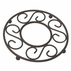 Home-Basics Kitchen & Dining Home Basics Bronze Scroll Trivet