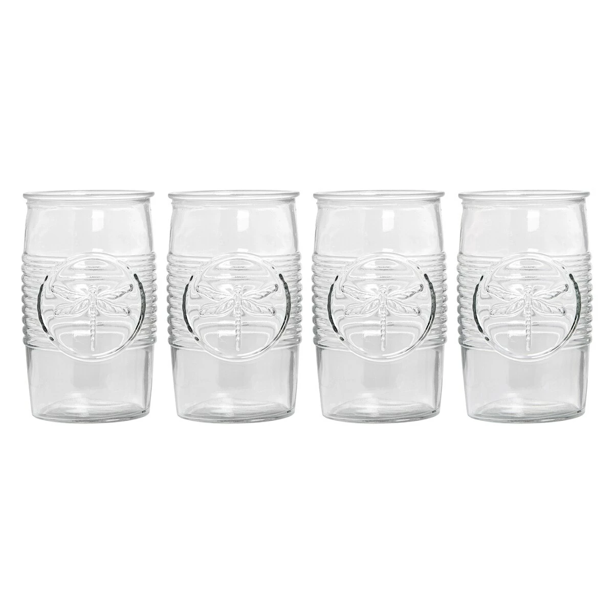 Home-Essentials Kitchen & Dining Home Essentials Impression Dragonfly High Ball Glasses - Set Of 4 3 Home-Essentials Kitchen & Dining Home Essentials Impression Dragonfly High Ball Glasses - Set Of 4