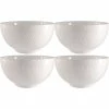 Home-Essentials Kitchen & Dining Home Essentials 4in. Diagonal Embossed Bowls - Set Of 4