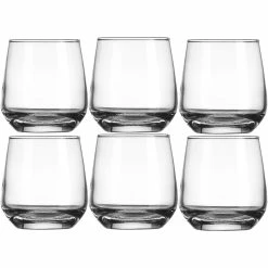Home-Essentials Kitchen & Dining Home Essentials Set Of 6 Infinity Shot Glasses