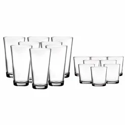 Home-Essentials Kitchen & Dining Home Essentials Alanya Glasses - Set Of 16