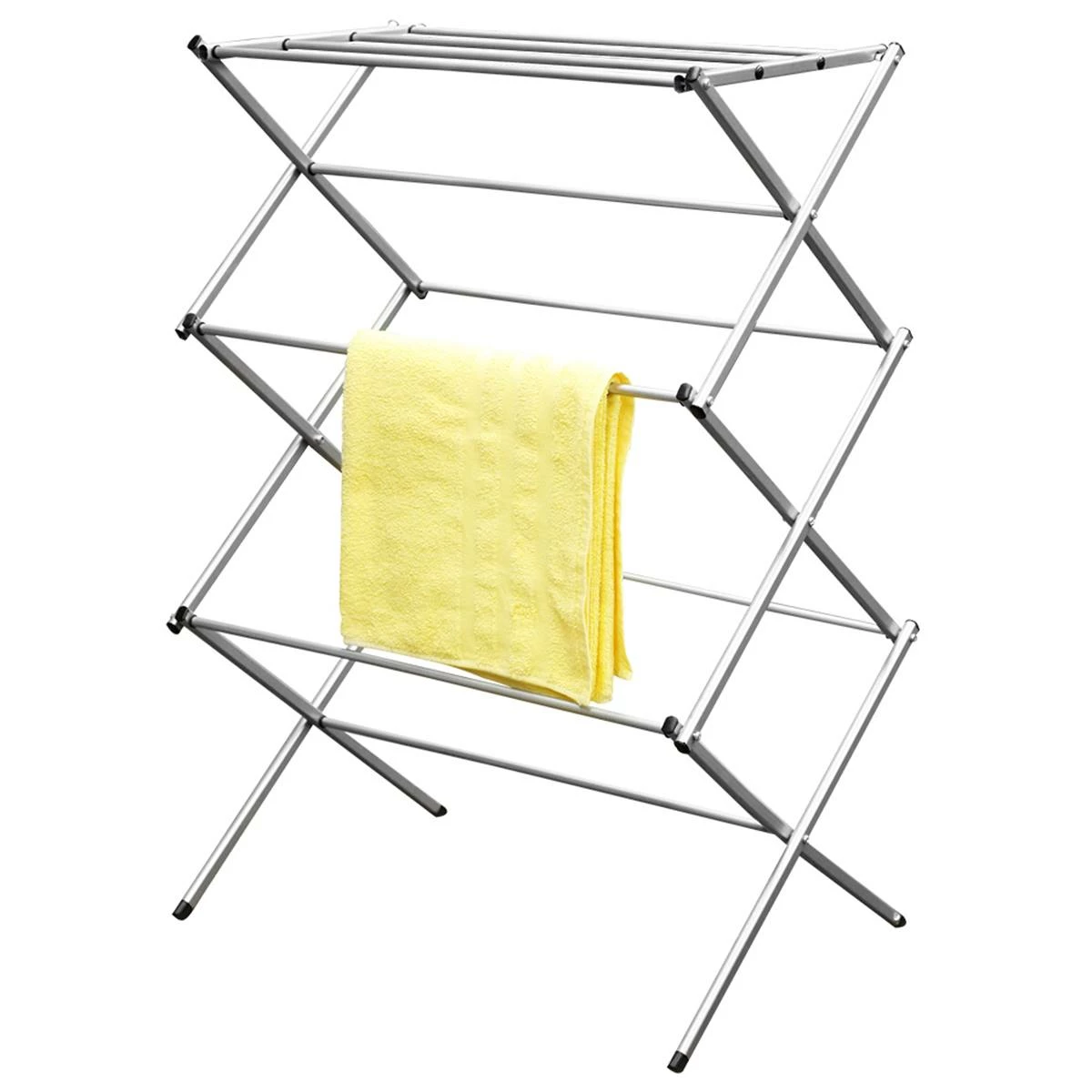 Home-Basics Storage & Organization Home Basics 3 Tier Collapsible Drying Rack 7 Home-Basics Storage & Organization Home Basics 3 Tier Collapsible Drying Rack - Image 5