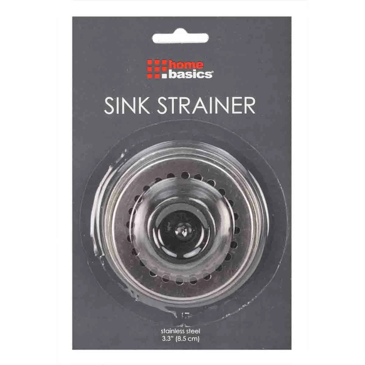 Home-Basics Kitchen & Dining Home Basics Stainless Steel Sink Strainer 3 Home-Basics Kitchen & Dining Home Basics Stainless Steel Sink Strainer