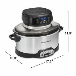 Hamilton-Beach Small Appliances Hamilton Beach® 2 In 1 Air Fryer/Slow Cooker -Home-Essentials Shop 3652968b a3f6 42b0 b882 ee3b7abf997f