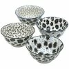 Home-Essentials Kitchen & Dining Home Essentials 6in. Black/Blue Print Bowls - Set Of 4 -Home-Essentials Shop 4331c3a3 1b9d 45d6 b547 6abd5a6ffae6