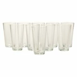 Home-Essentials Kitchen & Dining Home Essentials Set Of 10 Solar High Ball Glasses