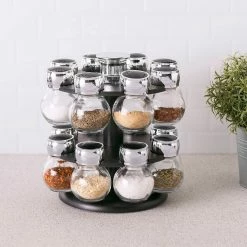 Home-Basics Kitchen & Dining Home Basics 16pc. Revolving Spice Rack