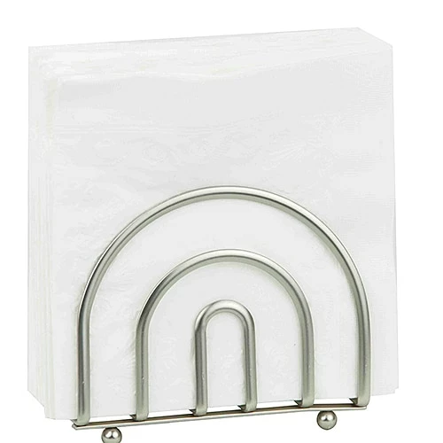 Home-Basics Storage & Organization Home Basics Satin Nickel Napkin Holder 3 Home-Basics Storage & Organization Home Basics Satin Nickel Napkin Holder