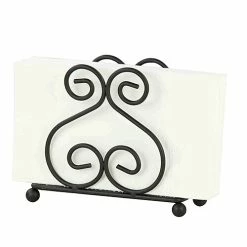 Home-Basics Storage & Organization Home Basics Scroll Collection Steel Napkin Holder