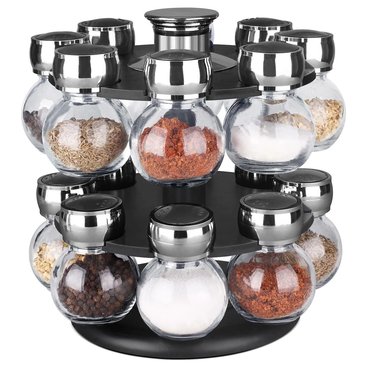 Home-Basics Kitchen & Dining Home Basics 16pc. Revolving Spice Rack 8 Home-Basics Kitchen & Dining Home Basics 16pc. Revolving Spice Rack - Image 6