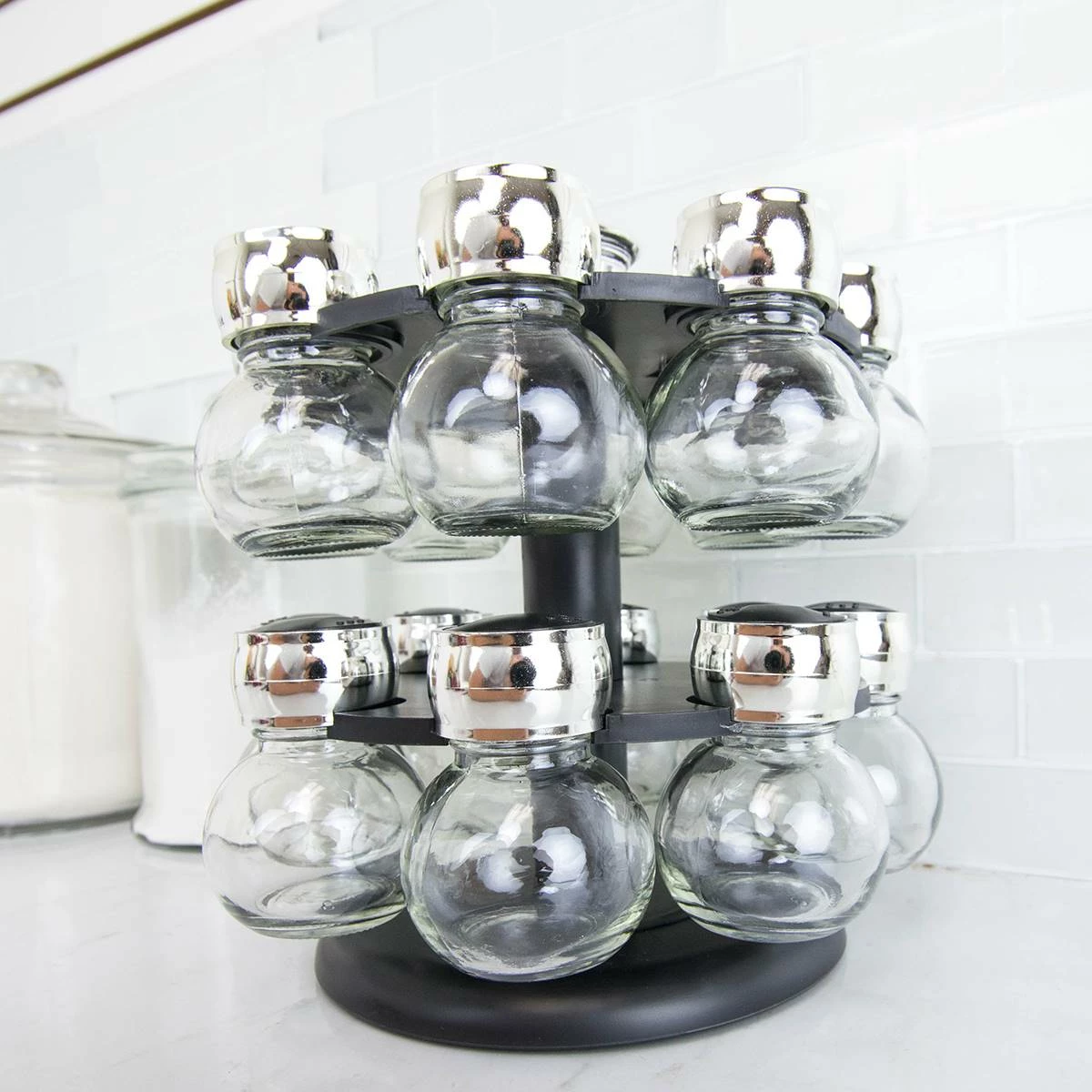 Home-Basics Kitchen & Dining Home Basics 16pc. Revolving Spice Rack 6 Home-Basics Kitchen & Dining Home Basics 16pc. Revolving Spice Rack - Image 4