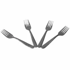 Home-Basics Kitchen & Dining Home Basics Hammered Stainless Steel Salad Forks 4pc. 9 Home-Basics Kitchen & Dining Home Basics Hammered Stainless Steel Salad Forks 4pc. -Home-Essentials Shop 68cdafd9 bfff 497a ba49 a2598d54c039