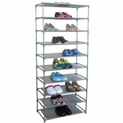 Home-Basics Storage & Organization Home Basics Stackable Shoe Rack -Home-Essentials Shop 6c33a766 b7f9 4a11 9bb1 da51ea64caa4