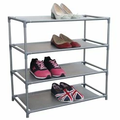 Home-Basics Storage & Organization Home Basics Free-Standing Shoe Rack -Home-Essentials Shop 6c8d427f 99e0 4d0b bfec 7045badc194e