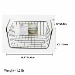 Home-Basics Storage & Organization Home Basics Under The Shelf Basket 7 Home-Basics Storage & Organization Home Basics Under The Shelf Basket -Home-Essentials Shop 7490ca7c 9c53 42f0 9226 c977844509f8
