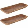 Home-Essentials Kitchen & Dining Home Essentials Set Of 2 10in. Rectangle Wood Coin Tray -Home-Essentials Shop 780e022e dcb2 4fff 9a86 909d105d4cd8