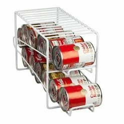 Home-Basics Storage & Organization Home Basics White Steel Can Dispenser