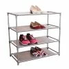 Home-Basics Storage & Organization Home Basics 12 Pair Non-Woven Shoe Rack