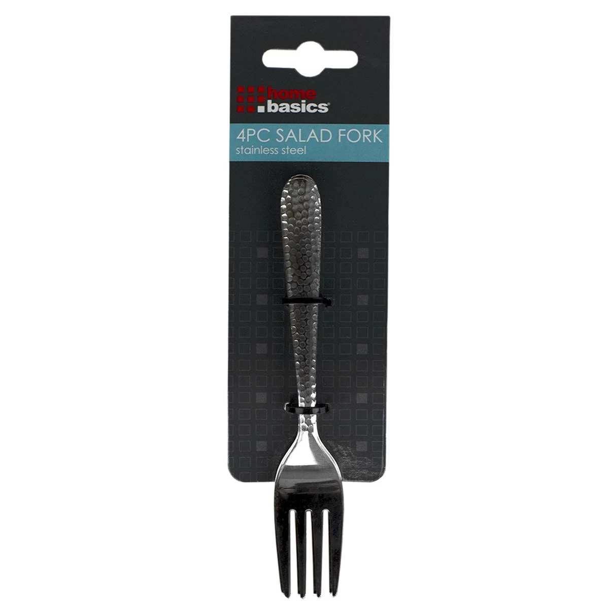 Home-Basics Kitchen & Dining Home Basics Hammered Stainless Steel Salad Forks 4pc. 3 Home-Basics Kitchen & Dining Home Basics Hammered Stainless Steel Salad Forks 4pc.