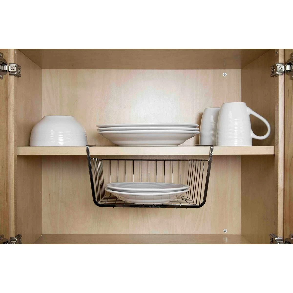 Home-Basics Storage & Organization Home Basics Small Under The Shelf Basket 3 Home-Basics Storage & Organization Home Basics Small Under The Shelf Basket