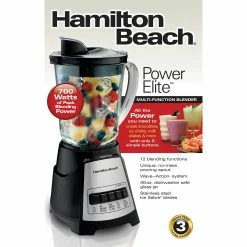 Hamilton-Beach Small Appliances Hamilton Beach® Power Elite® Blender 8 Hamilton-Beach Small Appliances Hamilton Beach® Power Elite® Blender -Home-Essentials Shop 83c9af07 bfa2 4fa3 b237 71044e996cb5