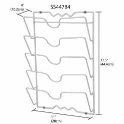 Home-Basics Storage & Organization Home Basics Wall Mount Lid Rack -Home-Essentials Shop 87fe25c6 c830 4fa1 a706 574ae1c561a1