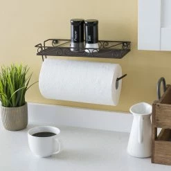 Home-Basics Storage & Organization Home Basics Scroll Collection Paper Towel Holder