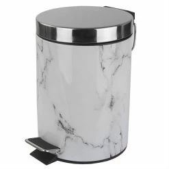 Home-Basics Storage & Organization Home Basics Faux Marble Waste Bin -Home-Essentials Shop 91dd78c3 62bb 43f3 b6a4 2676867d028a