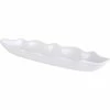 Home-Essentials Kitchen & Dining Home Essentials 18in. Pure White Ruffle Edge Oval Platter -Home-Essentials Shop 92549693 7887 4ae6 932e 20780a46047b