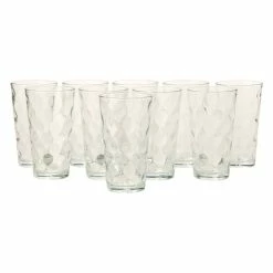 Home-Essentials Kitchen & Dining Home Essentials Modern Living Set Of 10 Eclipse High Ball Glasses