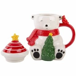 Home-Essentials Kitchen & Dining Home Essentials 16oz. Polar Bear Covered Mug With Hat -Home-Essentials Shop 975d896e 4107 46bd a0f8 b97269a249a0