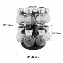 Home-Basics Kitchen & Dining Home Basics 16pc. Revolving Spice Rack 10 Home-Basics Kitchen & Dining Home Basics 16pc. Revolving Spice Rack -Home-Essentials Shop 98283c76 2eea 4405 945f 03fecbb33496