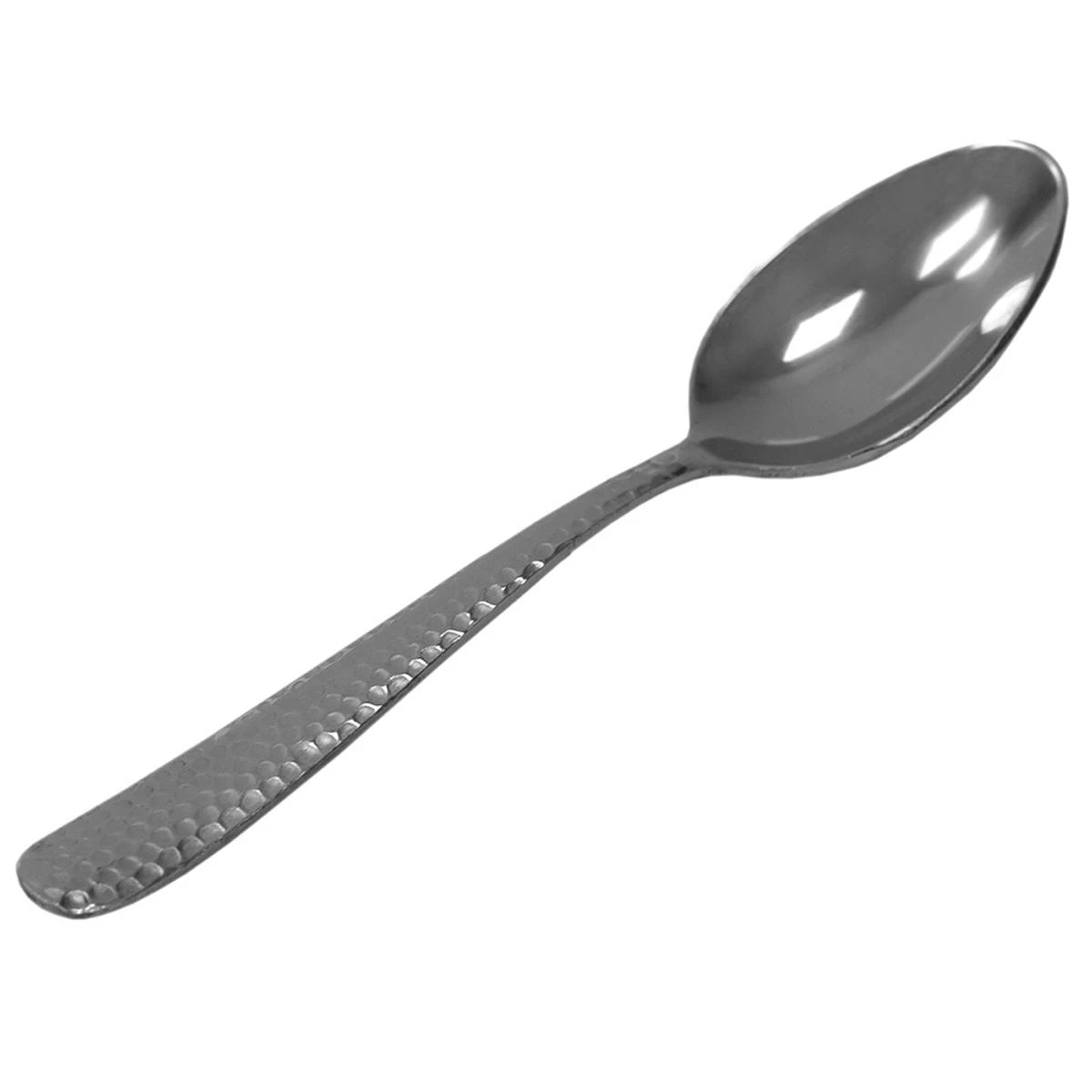Home-Basics Kitchen & Dining Home Basics 4pc. Hammered Stainless Steel Tea Spoons 7 Home-Basics Kitchen & Dining Home Basics 4pc. Hammered Stainless Steel Tea Spoons - Image 5