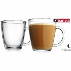 Home-Essentials Kitchen & Dining Home Essentials Barista Coffee Mugs - Set Of 4
