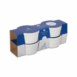 Home-Essentials Kitchen & Dining Home Essentials 4oz. Assorted Embossed Ramekins - Set Of 4