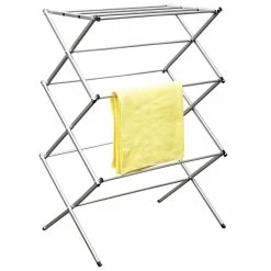 Home-Basics Storage & Organization Home Basics 3 Tier Collapsible Drying Rack 9 Home-Basics Storage & Organization Home Basics 3 Tier Collapsible Drying Rack -Home-Essentials Shop afd033c5 e04f 456b 8ffd 0b3b62dddfc4