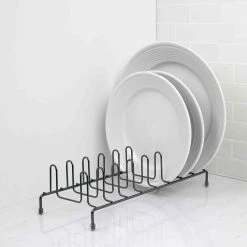 Home-Basics Storage & Organization Home Basics Onyx Plate Rack