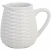 Home-Essentials Kitchen & Dining Home Essentials 4in. White Embossed Weave Creamer Jug 2 Home-Essentials Kitchen & Dining Home Essentials 4in. White Embossed Weave Creamer Jug -Home-Essentials Shop b4177f33 6490 414d b1b3 4705449b4448