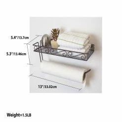 Home-Basics Storage & Organization Home Basics Scroll Collection Paper Towel Holder -Home-Essentials Shop b9ca6c2f 53b8 4756 ae09 2568ebe3dd77