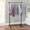 Home-Basics Storage & Organization Home Basics Single Rail Rolling Garment -Home-Essentials Shop baef758c 8804 407f a23a f0589028eed2