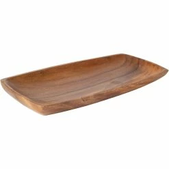 Home-Essentials Kitchen & Dining Home Essentials 13in. Rectangle Wood Tray