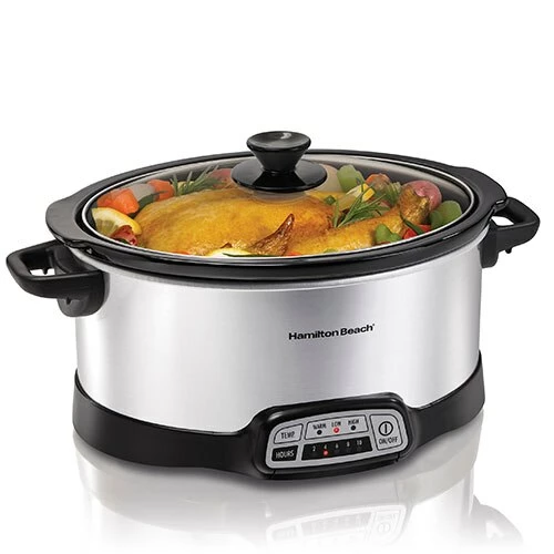 Hamilton-Beach Small Appliances Hamilton Beach® 7qt. Programmable Slow Cooker 3 Hamilton-Beach Small Appliances Hamilton Beach® 7qt. Programmable Slow Cooker