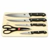 Home-Basics Kitchen & Dining Home Basics 5pc. Knife Set & Cutting Board -Home-Essentials Shop c507e7da 7bc9 41ca a160 2c2427ad2440