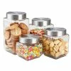 Home-Basics Storage & Organization Home Basics 4pc. Canister Set & Stainless Steel Lids