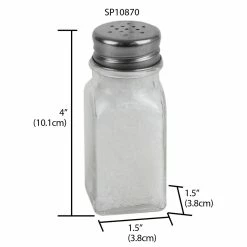 Home-Basics Kitchen & Dining Home Basics Clear Salt And Pepper Shaker -Home-Essentials Shop cd79a5a0 9849 4fe0 adcf 7d0b6338ccf4